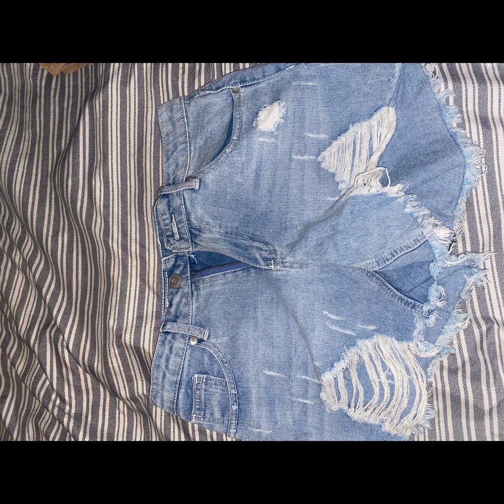 High waste shorts